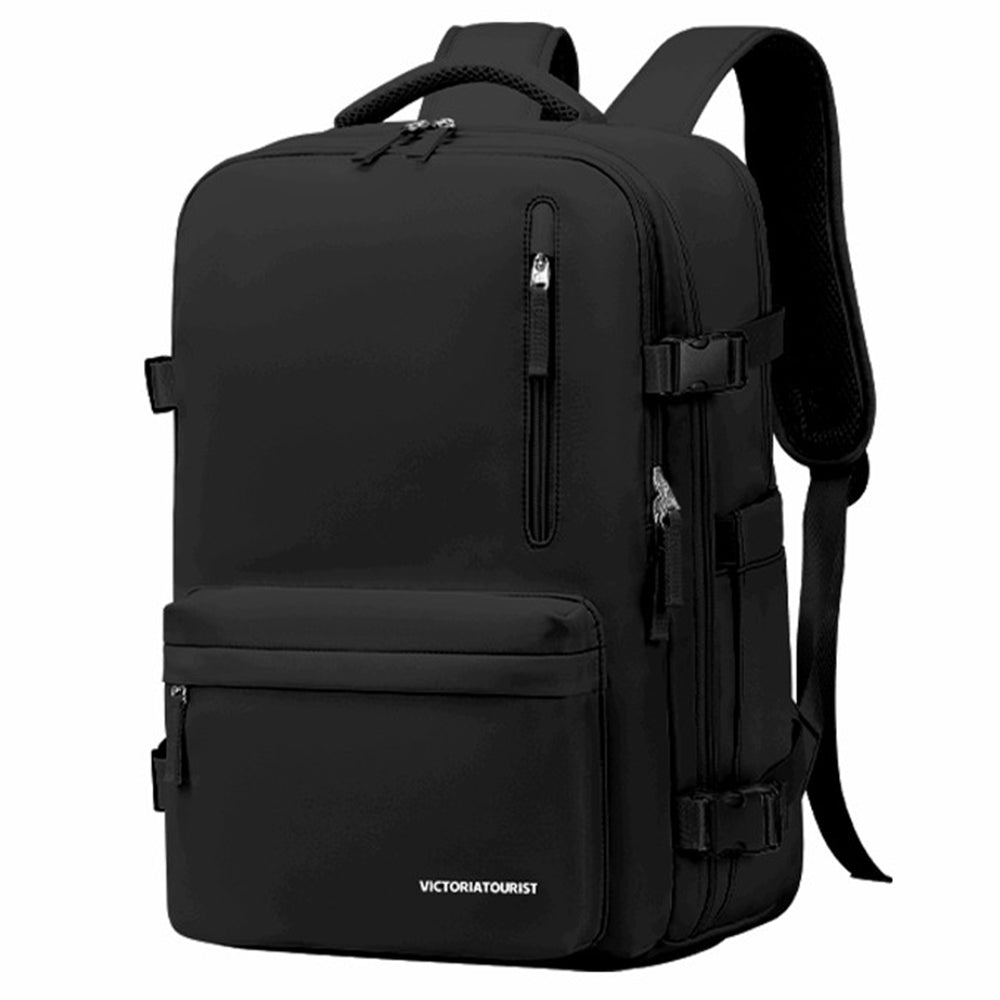 VICTORIATOURIST V7051 Travel Climbing Backpack Laptop Carrying Polyester Daypack - Black VICTORIATOURIST V7051 Travel Climbing Backpack Laptop Carrying Polyester Daypack - Black